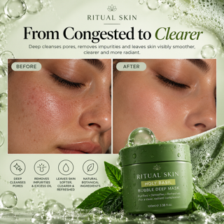 Holy Basil Bubble Deep Mask