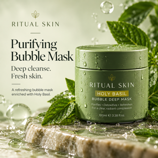 Holy Basil Bubble Deep Mask