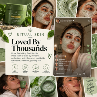 Holy Basil Bubble Deep Mask
